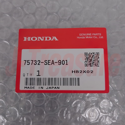 HONDA ACCORD CL7 03-07 Genuine Front Grill & Rear "euro R" Emblem Budge Set OEM