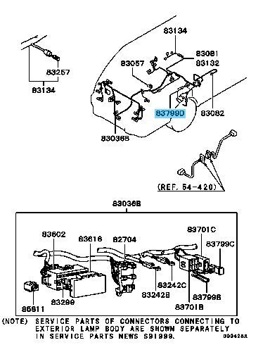 MITSUBISHI L300(EUR) P05V P15V 86-07 Genuine Fusible Link MB328732 OEM
