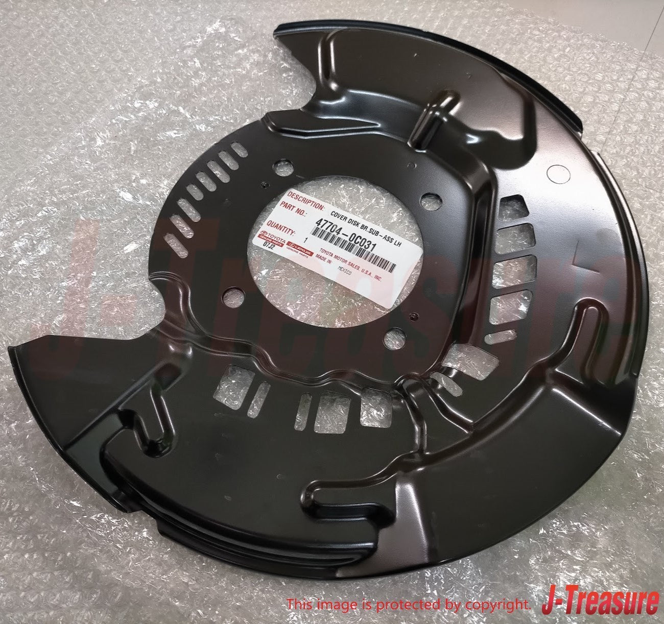 TOYOTA SEQUOIA 08-22 TUNDRA 07-21 Genuine Cover Disc Brake Dust Front Set OEM