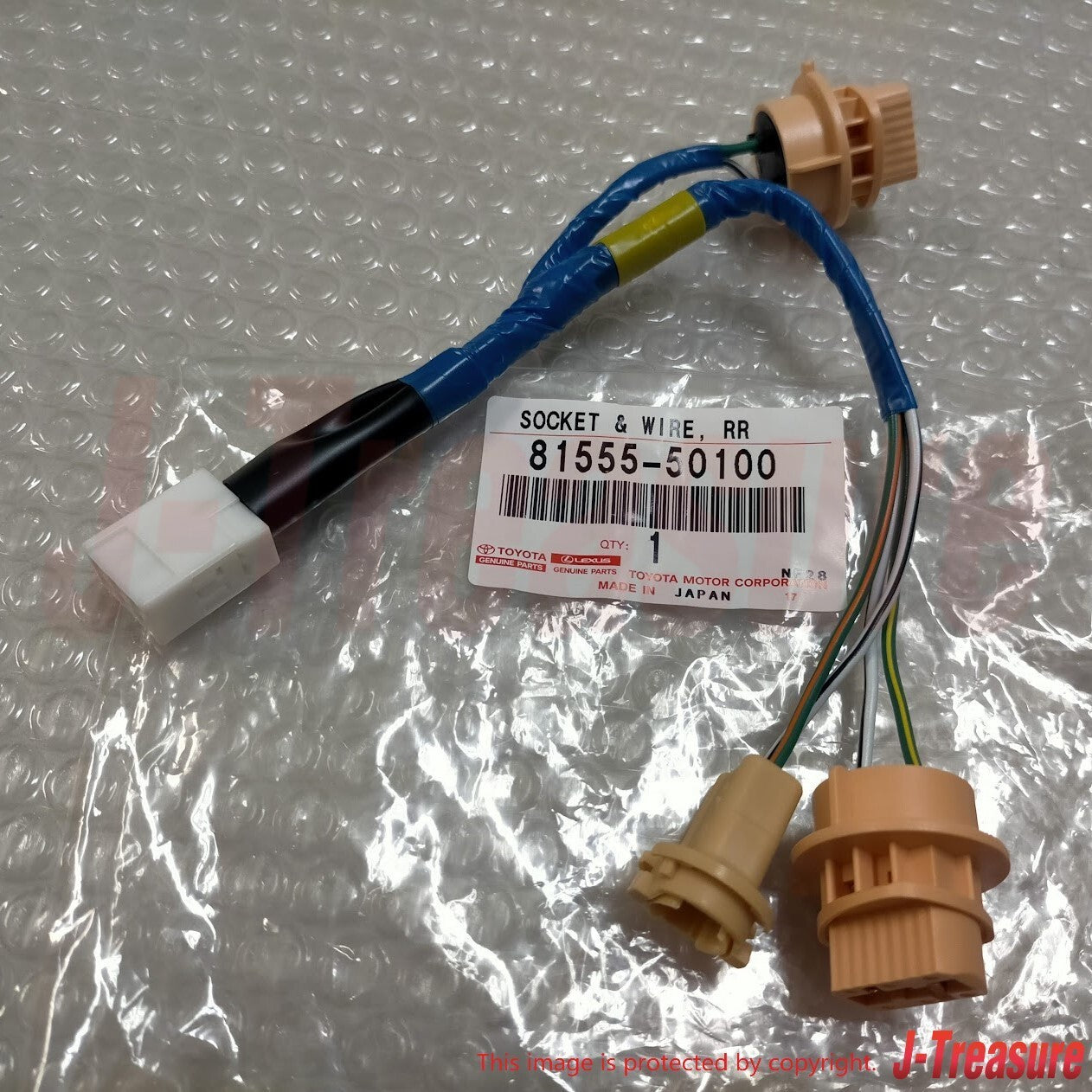 LEXUS LS430 UCF30 01-04 Genuine Rear Combi Lamp Socket & Wire 81555-50100 x2 Set