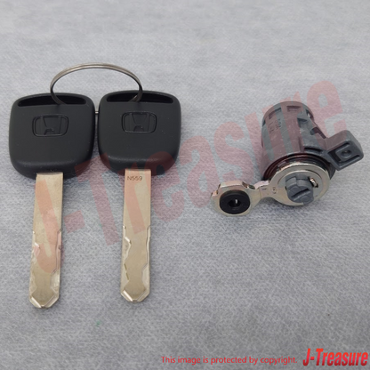 HONDA CR-V RD# 2002-2006 Genuine Door Cylinder LH w/ Keys 72185-S9A-013 OEM