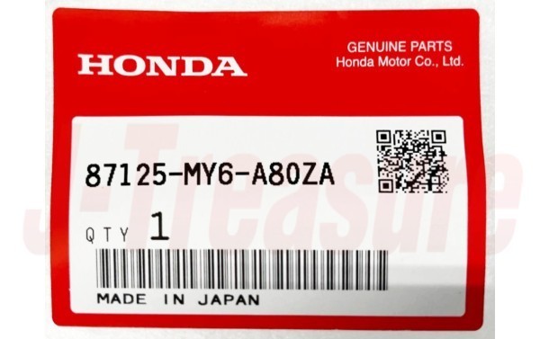 HONDA XR650L '00-08 Genuine Front Visor Set *NH196*(ROSS WHITE) 87125-MY6-A80ZA