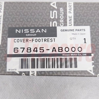 NISSAN SKYLINE R34 00-02 Genuine Aluminum Foot Rest Cover 67845-AB000 OEM Late