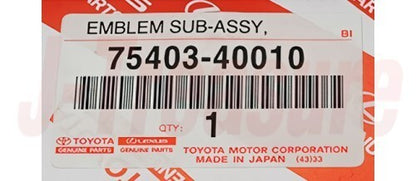 TOYOTA CENTURY GZG50 1997-2008 Genuine Rear Door Phoenix Emblem 75403-40010 OEM