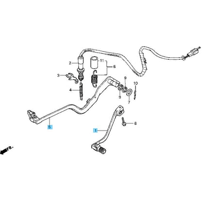 HONDA XR650L 1993-2009 2012-2025 Genuine Change Pedal & Brake Pedal Set OEM