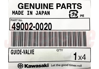 KAWASAKI KX450F 2009-2018 Genuine Engine Valve Guide 49002-0020 x4 Set OEM