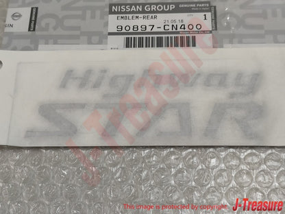 NISSAN ELGRAND E52 SERENA C27 Genuine Rear Emblem Badge "Highway STAR" OEM Parts