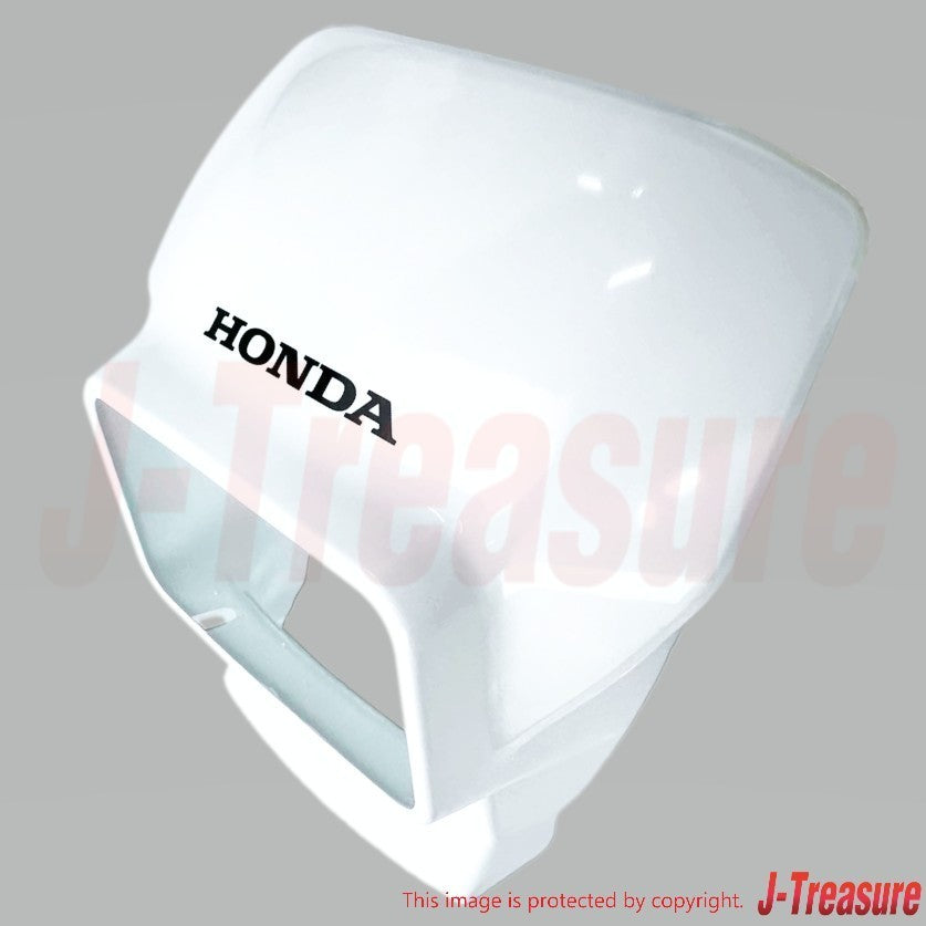 HONDA XR650L '00-08 Genuine Front Visor Set *NH196*(ROSS WHITE) 87125-MY6-A80ZA