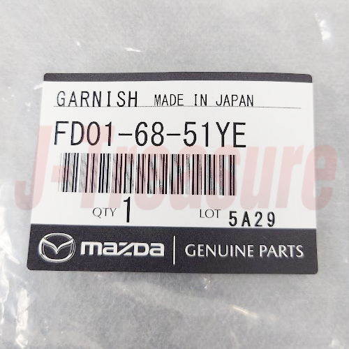 MAZDA RX-7 FD3S 93-95 Genuine Inner Sail Garnish Corner Trim LH FD01-68-51YE OEM