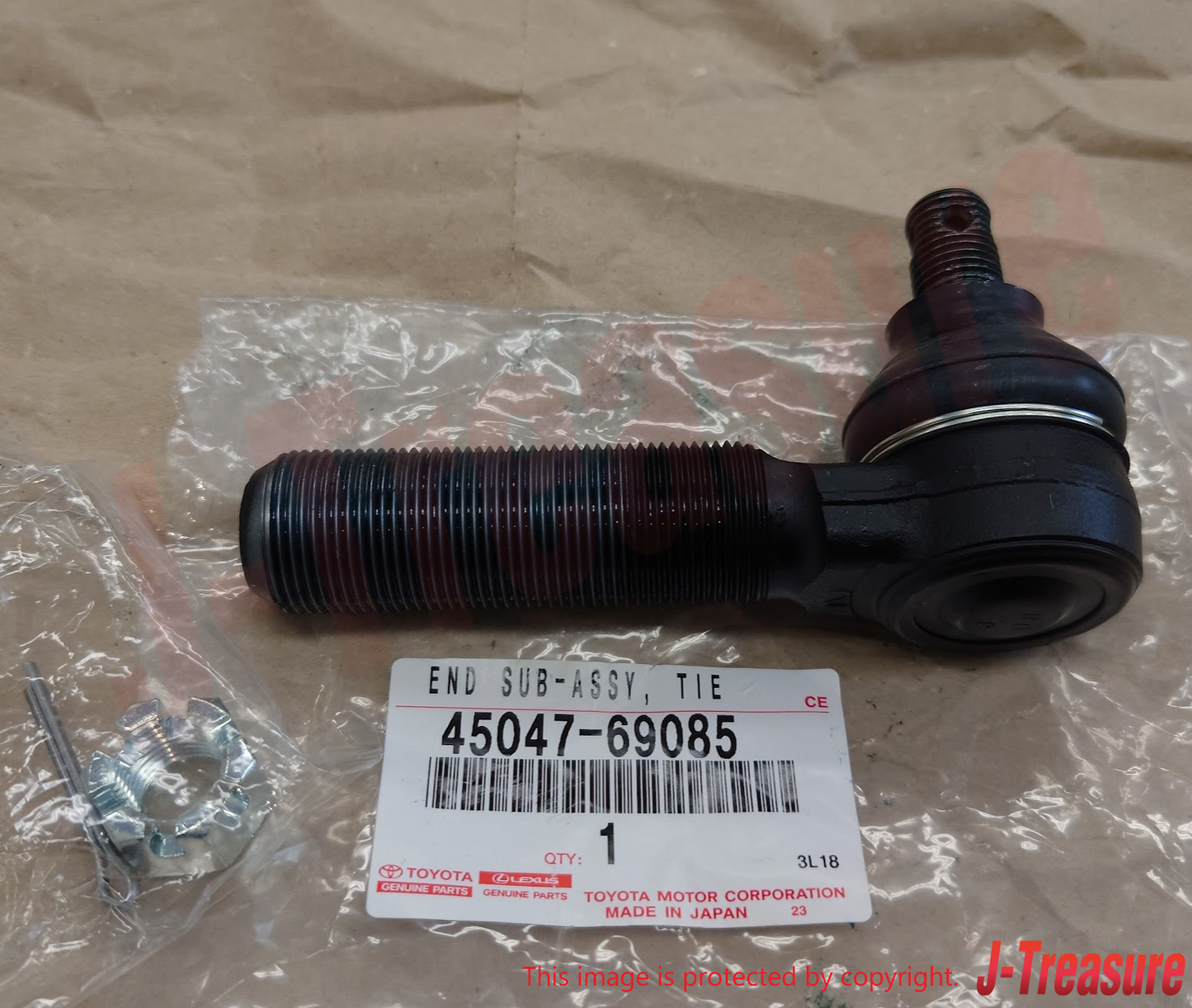 TOYOTA LAND CRUISER FZJ80 91-97 LX450 96-97 Genuine Tie Rod End 4Set OEM LHD