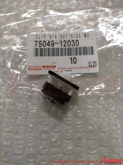 TOYOTA LEVIN TRUENO AE86 2Door Genuine Rear Quarter Glass Clips Spacer Strip Set